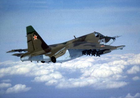 Máy bay cường kích Su-25 Nga